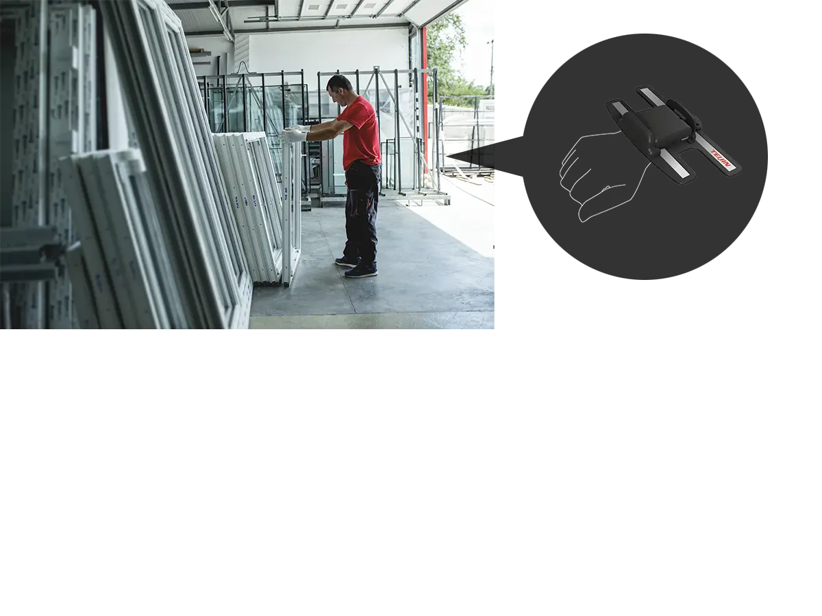 RecoHand wearable BEAM-Type manufacturing application