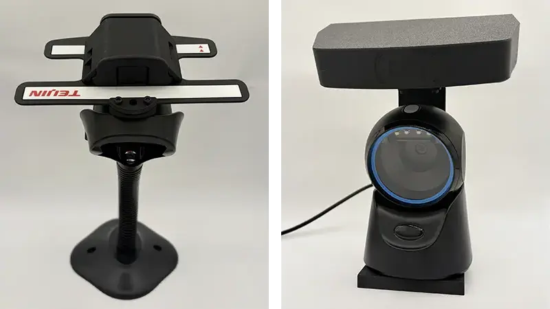 RecoHand installed on a barcode scanner