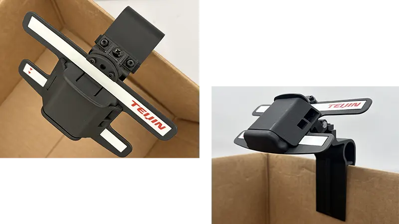 RecoHand fitted to a packing box